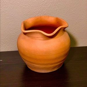 Handmade terra-cotta pot